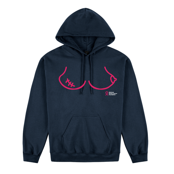 Hoodie - Mastectomy Scar Right Breast