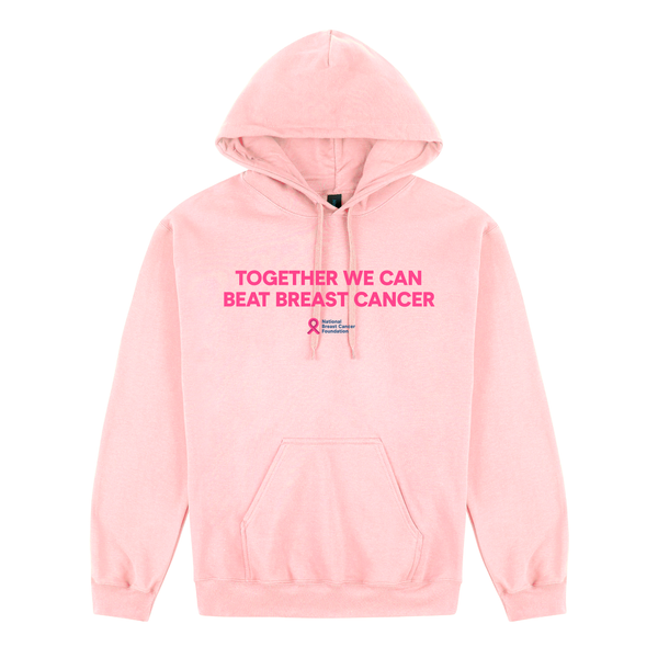 Hoodie - Together We Can Beat Breast Cancer Slogan