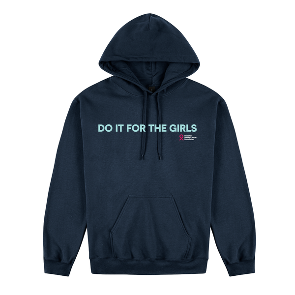 Hoodie - Do It For The Girls Blue Font